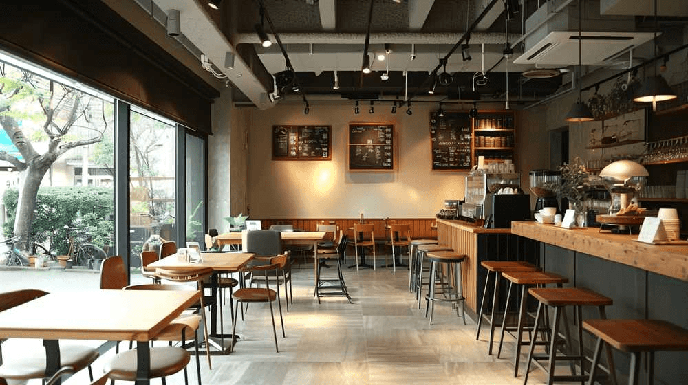 自家焙煎スペシャルティコーヒー豆専門店のカフェ店舗写真